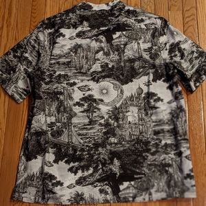 Valentino Short Sleeve Dreamatic Print Sport Shirt
